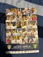 Leeds united norwich for sale  PETERBOROUGH