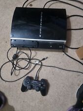 Sony PS3 PlayStation 3 FAT 80GB czarna konsola / przetestowany działający kontroler  na sprzedaż  Wysyłka do Poland