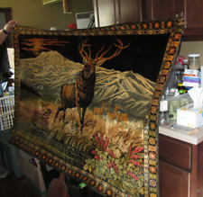Vintage elk tapestry for sale  Mediapolis