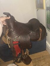Vintage western saddle for sale  ULCEBY