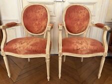 Paire fauteuils médaillon d'occasion  Paris-