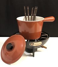 Creuset service fondue d'occasion  Grenoble-