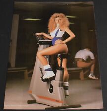 1996 Print Ad Sexy Lifestyle Bicycle Stationary Bike Blonde Lady Beauty Exercise for sale  Shipping to South Africa
