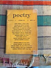 Poetry magazine verse for sale  PLYMOUTH