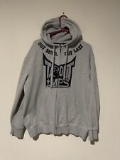 Usado, Sudadera con capucha vintage Tapout MPS MMA gris Y2k para hombre XL original UFC - tiene defectos segunda mano  Embacar hacia Argentina