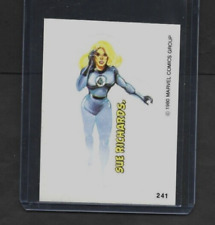 1980 Español Marvel Superheroes #241 MUJER INVISIBLE Candy Bar Pegatina Inserto segunda mano  Embacar hacia Argentina