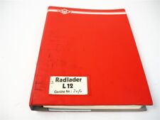 L12 radlader ersatzteilliste gebraucht kaufen  Merseburg