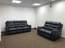 Dfs leather sofa for sale  HALIFAX