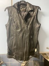 Replay sleeveless leather for sale  WORTHING