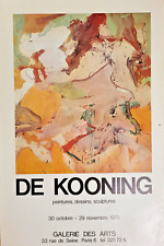 Willem kooning affiche d'occasion  Vanves