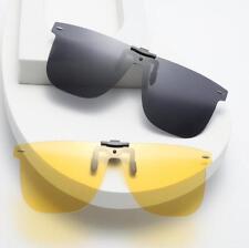 Tamanho Grande Polarizado Clip-on Flip Up visão noturna óculos de sol masculino para direção, comprar usado  Enviando para Brazil