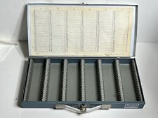 Smith Victor SF-1 Metal Slide Storage Case Tray Box 150 Slots for 35mm Slides for sale  Eugene