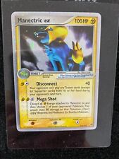 Manectric ex 101/107 EX Deoxys Ultra Rare Pokemon Card, used for sale  Sterling Heights