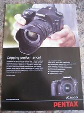 Pentax camera k200d for sale  BRISTOL