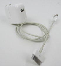 Adaptador de energia USB carregador de parede Apple iPad 10W 2 3 4 Air + cabo de 30 pinos A1357, usado comprar usado  Enviando para Brazil