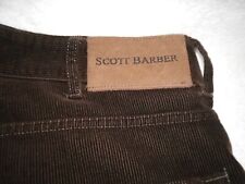 Men's Scott Barber corduroy pants 36 x 32  brown for sale  Princeton
