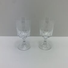 Pair wine goblets for sale  ABERGELE