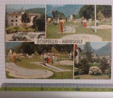 Scopello minigolf cartolina usato  Novara