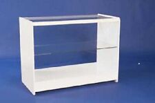 White glass display for sale  Shipping to Ireland