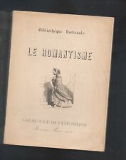 Romantisme catalogue biblioth� d'occasion  Granville