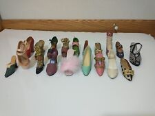 Miniature Heel Collection Lot Of 19 Various Just The Right Shoe My Treasure Mini, used for sale  Fort Collins
