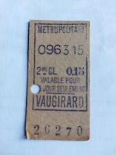 Ancien ticket métro d'occasion  Alençon