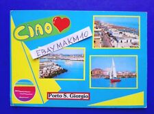 Cartolina porto s.giorgio usato  Italia