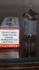 x1 Balanced TELEFUNKEN 12AX7 SMOOTH PLATE Tube BOGEN AMP No microphonics! LOT#2, used for sale  Shipping to South Africa