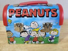 Used, Peanuts Charlie Brown Snoopy and the Gang Tin Mini Dome Lunch Box for sale  Shipping to South Africa