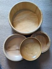 Bundle wooden bowls for sale  ELY