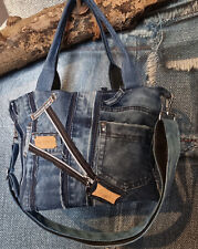 Jeans handtasche upcycling gebraucht kaufen  Unsen,-Holtensen,-Halvest.