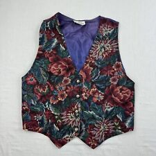 Vintage floral vest for sale  Columbia