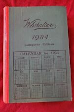 Vintage book whitaker for sale  BANBURY