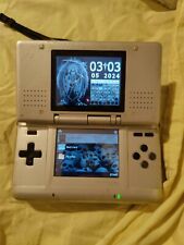 Nintendo DS Fat Original NTR-001 Console Titanium Silver w/ Charger Working R4 for sale  Shipping to South Africa