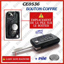Plip Cle Coque Clef compatible Peugeot 207 307 308 407 807 Partner Coffre CE0536 d'occasion  Poitiers