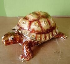 Jewelled tortoise trinket for sale  AYLESFORD