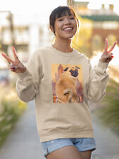 Funny pug hoodie for sale  San Jose