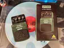 Behringer UV300 ultra vibrato classic guitar effect foot pedal green for sale  Shipping to South Africa