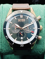 Incrível relógio de pulso masculino HUGO BOSS Santiago indicador de data quartzo analógico comprar usado  Enviando para Brazil