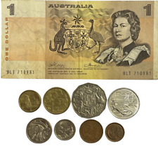 COLECCIÓN DE MONEDAS DE DÓLAR AUSTRALIANO 2 DÓLARES-1 CENTAVO - BILLETE OPCIONAL - AUSTRALIANA, usado segunda mano  Embacar hacia Argentina