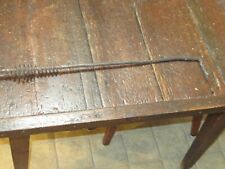VTG FIREPLACE WOOD BURNER POKER COAL STOVE KITCHEN HOOK COIL HANDLE TOOL SHORT for sale  Shipping to Ireland