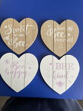 Lavender bee heart for sale  SUTTON COLDFIELD