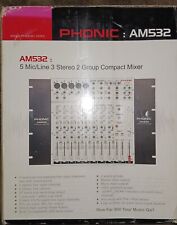 Phonic stereo mixer for sale  San Jose