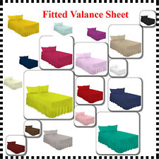 Fitted valance sheet for sale  Shipping to Ireland