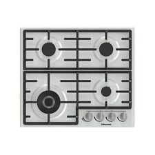 Hisense GM663XB Refurbished  60cm 4 Burner Gas Hob Stainless Steel A1/GM663XB for sale  Shipping to South Africa