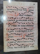 Antifonario gregoriano origina usato  San Prisco