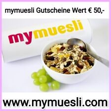 Mymuesli gutscheine wert gebraucht kaufen  München