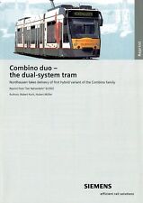 2002 Siemens Sodr Nordhausen Combino duo-the dual system tram techn description, used for sale  Shipping to South Africa
