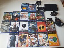 Playstation 2 Slim mit 18 Spielen. Need For Speed Baldurs Dark Alliance Sammlung comprar usado  Enviando para Brazil