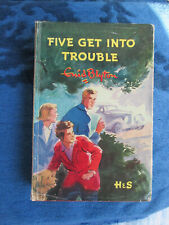 Enid Blyton - " Five Get Into Trouble " ( 1953 ) for sale  UK